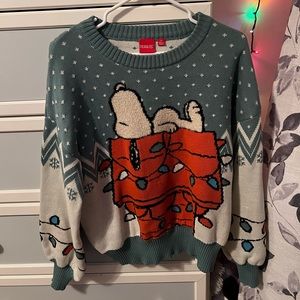 cute christmas Snoopy sweater